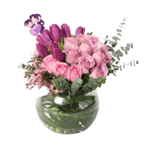 Mothers Day Blessings 25 Roses and Tulips - Mothers Day - Flowers of Dubai