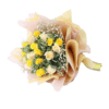 Sunshine 21 Roses Bouquet - Best Online Flower Delivery - Flowers of Dubai